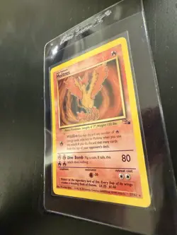Pokemon TCG Moltres Fossil Card 27/62 Non-Holo Unlimited Rare MP - Image 4