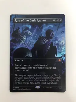 Rise of the Dark Realms Foil Alternate Borderless MTG Magic Card NM Mint FDN - Image 1