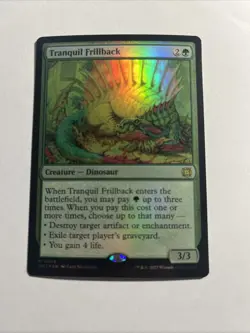 Tranquil Frillback - March of the Machine: The Aftermath Foil MTG + Bonus Card!! - Image 1