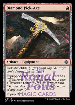Diamond Pick-Axe 2x FOIL Lost Caverns of Ixalan MTG Uncommon MINT red artifact - Image 1
