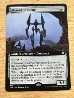 1x Myriad Construct ~ Extended Art NM-Mint, English Zendikar Rising MTG Magic - Image 1
