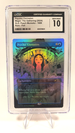 Psychic Corrosion Foil x1 #169 - Secret Lair - Peach Momoko - CGC 10 - Image 1