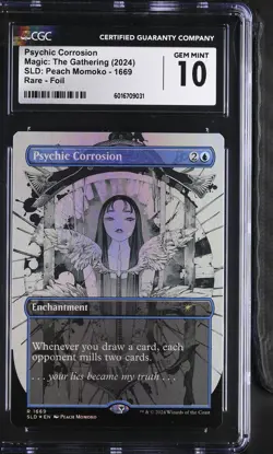 Psychic Corrosion Foil x1 #169 - Secret Lair - Peach Momoko - CGC 10 - Image 3