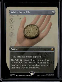 White Lotus Tile (Borderless) - 330 - Foil - TLA - NM - MTG Magic the Gathering - Image 1
