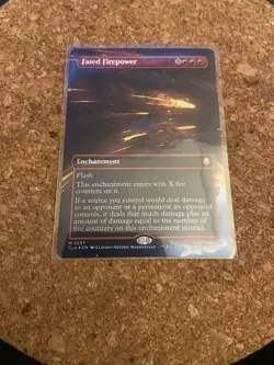 Fated Firepower Borderless Foil TLE MTG - Image 1