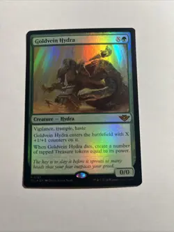 Goldvein Hydra - Outlaws of Thunder Junction Foil MTG Plus Bonus Rare!!! - Image 1