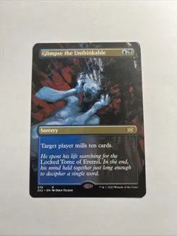 Glimpse the Unthinkable (Borderless) - Double Masters 2022 MTG Plus Bonus Rare!! - Image 1