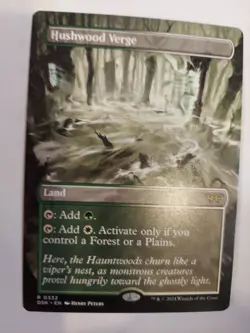 Hushwood Verge (Borderless) Duskmourn: House of Horror Regular - Image 1