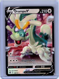Drampa V Full Art Ultra Rare Holo 128/172 Pokemon Brilliant Stars - Image 1