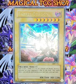 Yugioh Barrel Dragon Metal Raiders Ultra Rare MRD-126 Faded Original Print PL - Image 3