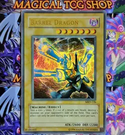 Yugioh Barrel Dragon Metal Raiders Ultra Rare MRD-126 Faded Original Print PL - Image 5