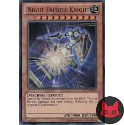 Yugioh Night Express Knight ZDC1-EN002 Ultra Rare NM - Image 1