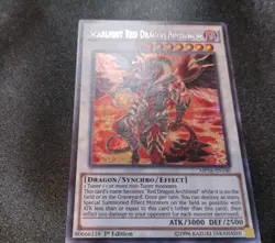 Scarlight Red Dragon Archfiend MP16-EN140 Secret Rare 1st Edition Card LP - Image 2