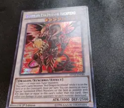 Scarlight Red Dragon Archfiend MP16-EN140 Secret Rare 1st Edition Card LP - Image 3