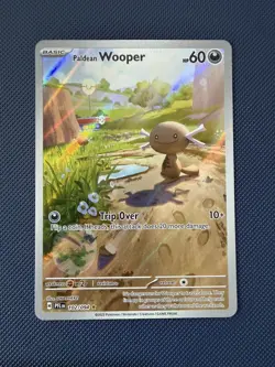 102/094 Paldean Wooper : Illustration Rare Card : Phantasmal Flames : Pokemon - Image 1