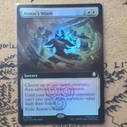 Magic The Gathering MTG Avatar Avatars Wrath Extended Art Foil - Image 1