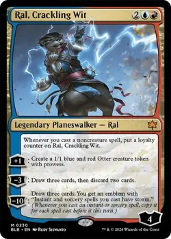 Ral, Crackling Wit - BLB - NM - Magic The Gathering - MTG - Image 1
