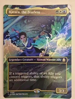 Katara, the Fearless FOIL Alternate Art R 0305 Avatar MtG Magic The Gathering NM - Image 1