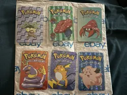 2000 Pokemon Vending Prism Stickers Lot of 27 - Abra, Raichu, Machamp - Image 3