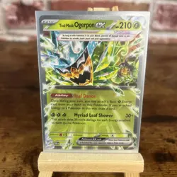 Pokemon TCG Teal Mask Ogerpon EX 025/167 Scarlet & Violet - Twilight Masquerade - Image 1