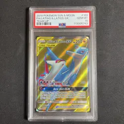 Latias & Latios GX 169/181 Full Art 2019 Pokemon Sun & Moon Team Up PSA 10 - Image 1
