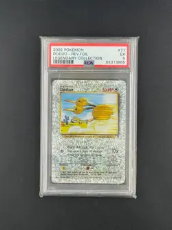 Doduo Reverse Foil #71 2002 Pokemon Legendary Collection PSA 5 - Image 1