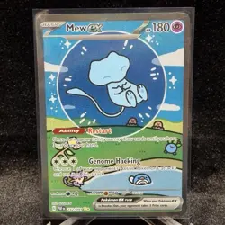 Paldean Fates Bubble Mew EX English SIR 232/091 Pokemon TCG 2024 USGMEN Illus - Image 1