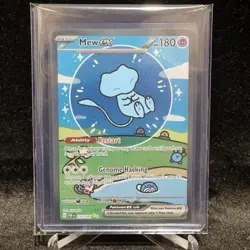 Paldean Fates Bubble Mew EX English SIR 232/091 Pokemon TCG 2024 USGMEN Illus - Image 4