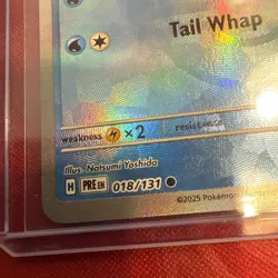 2025 Pokemon SV Prismatic Evolutions Slowpoke Reverse Holo Master Ball #018/131 - Image 2