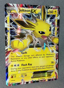 Pokemon Jolteon EX 28/83 Generations Rare Holo = EX+ - Image 1