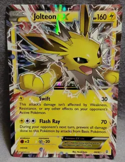 Pokemon Jolteon EX 28/83 Generations Rare Holo = EX+ - Image 2