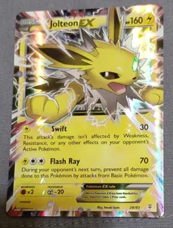 Pokemon Jolteon EX 28/83 Generations Rare Holo = EX+ - Image 3
