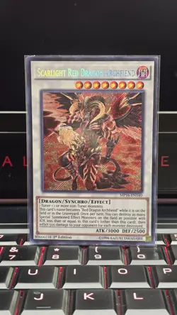Yugioh Scarlight Red Dragon Archfiend MP16-EN140 Secret Rare 1st Ed NM - Image 1