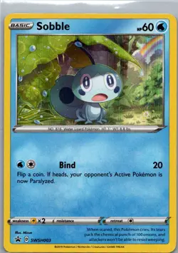 Sobble Promo SWSH: Sword & Shield Promo Cards SWSH003 NM - Image 1
