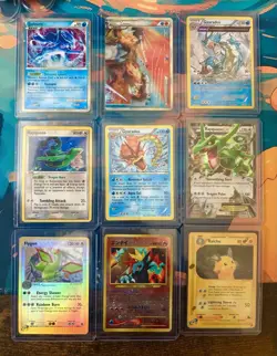POKEMON VINTAGE CARDS LOT OF 9 WOTC/HGSS/XY AND MORE!! - Image 1
