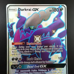 Darkrai GX SV70/SV94 Pokemon Hidden Fates Holo Full Art Card - Image 2