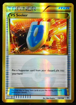 VS Seeker #110 NM Trainer Pokemon Card - Image 1