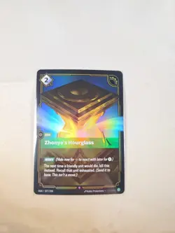 Riftbound League Of Legends Origins Foil Card OGN 077 Zhonyas Hourglass - Image 1