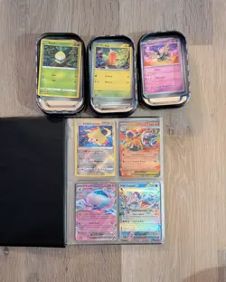 Pokemon TCG Joblot Collection - 100+ Cards - Binder & Tins - Mixed Sets - Holo's - Image 2