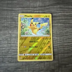 Pikachu 19/68 Hidden Fates 2019 REVERSE HOLO FOIL Pokemon TCG Card - NM - Image 1