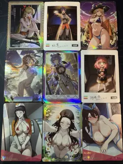 Waifu Bikini 9 x Goddess Doujin Cards Genshin Impact Under The Nightgown #2 - Image 1