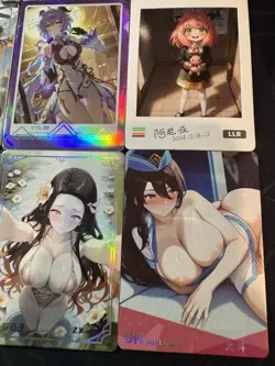 Waifu Bikini 9 x Goddess Doujin Cards Genshin Impact Under The Nightgown #2 - Image 4