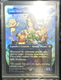 Lulu, Stern Guardian (Borderless) Chocobo Track Foil MTG Final Fantasy NM - Image 2