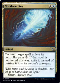 MTG No More Lies Normal NM Murders at Karlov Manor Magic 221 - Image 1