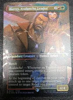 Barret Avalanche Leader - Track FOIL - Final Fantasy - MTG - NM - Image 1