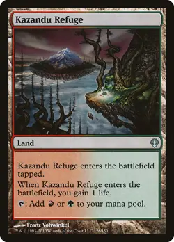 1x Kazandu Refuge NM Eng MTG - Archenemy - Image 1