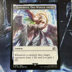 Emblem - Sephiroth, One-Winged Angel Robot Double-Sided Token Final Fantasy - Image 1