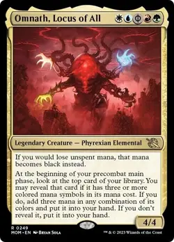 OMNATH, LOCUS OF ALL mtg NM-M March of The Machine Rare - Image 1