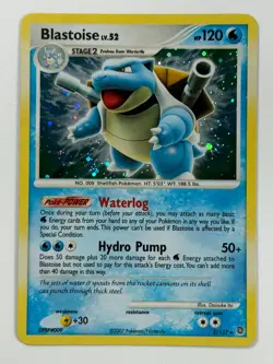 Pokemon Cards Blastoise 2/132 Secret Wonders Diamond & Pearl Holo Rare - Image 1