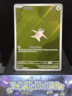 Pokemon Card Slakoth 212/191 Illustration Rare Surging Sparks Near Mint - Image 1